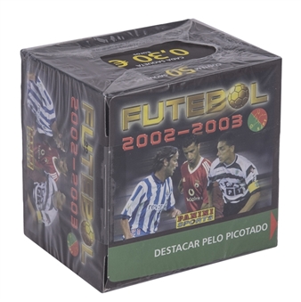 2002-03 Panini "Futebol Portugal Stickers" Unopened Box (50 Packs) – Possible Cristiano Ronaldo Rookie Cards!